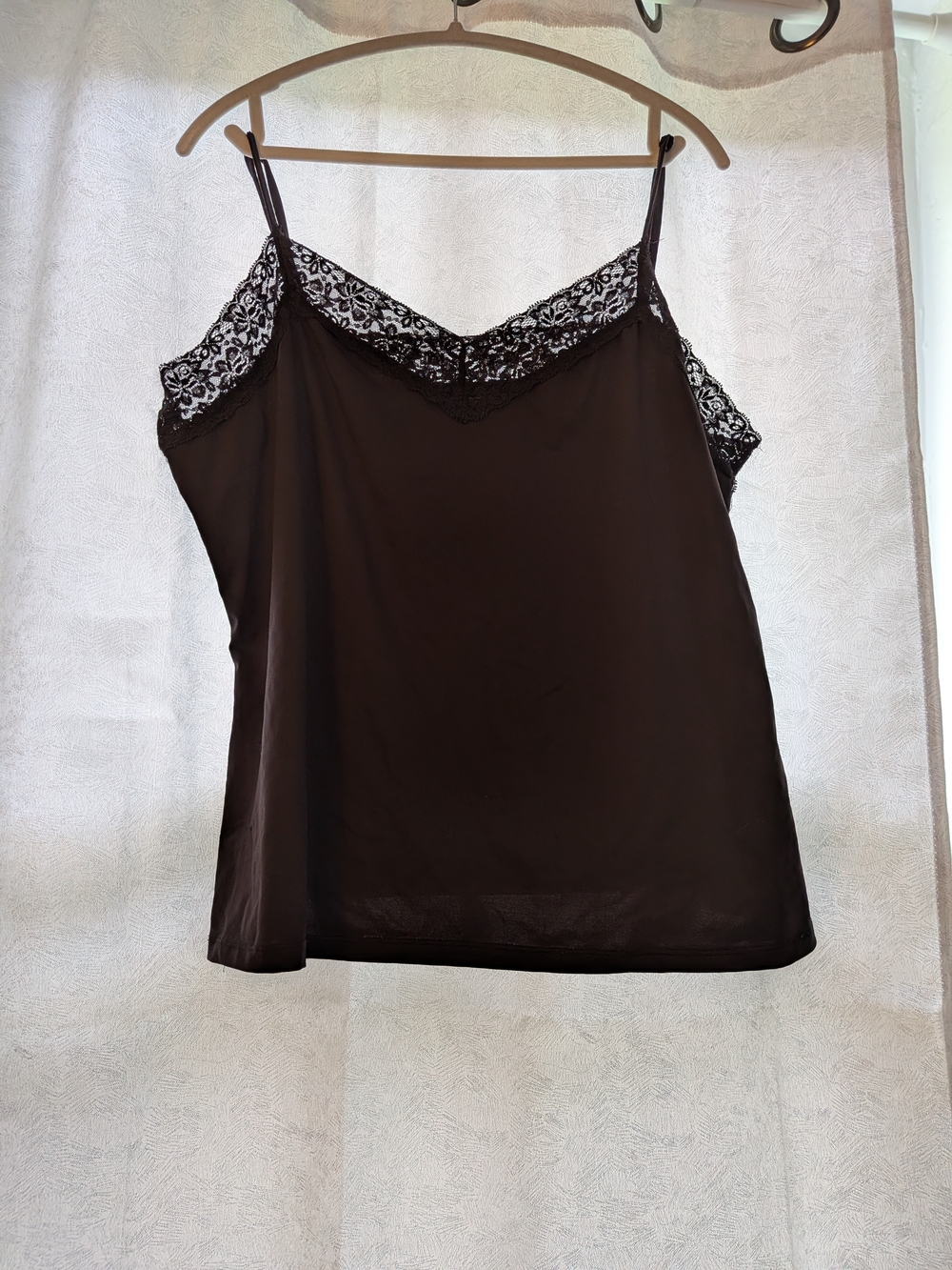 VENUS Black Lace Trim Camisole